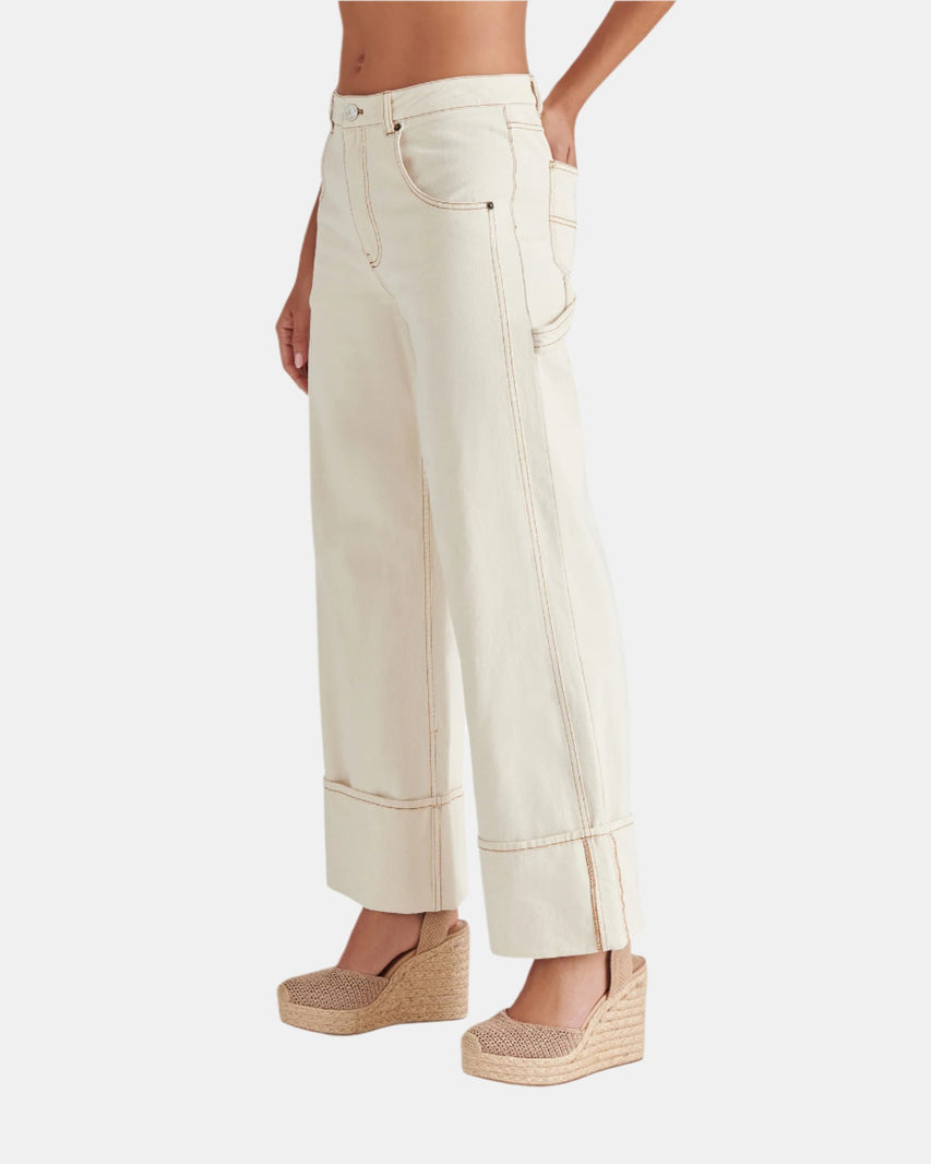 BRIAH PANT NATURAL - Clothing - Steve Madden Canada