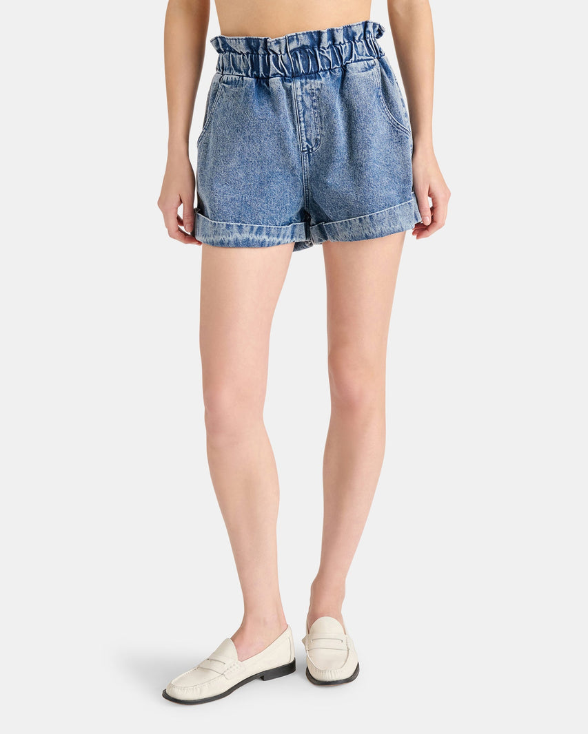 ELARE SHORTS DENIM - Clothing - Steve Madden Canada