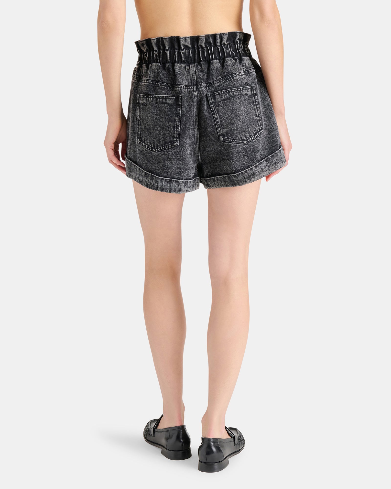 ELARE SHORTS BLACK - Clothing - Steve Madden Canada