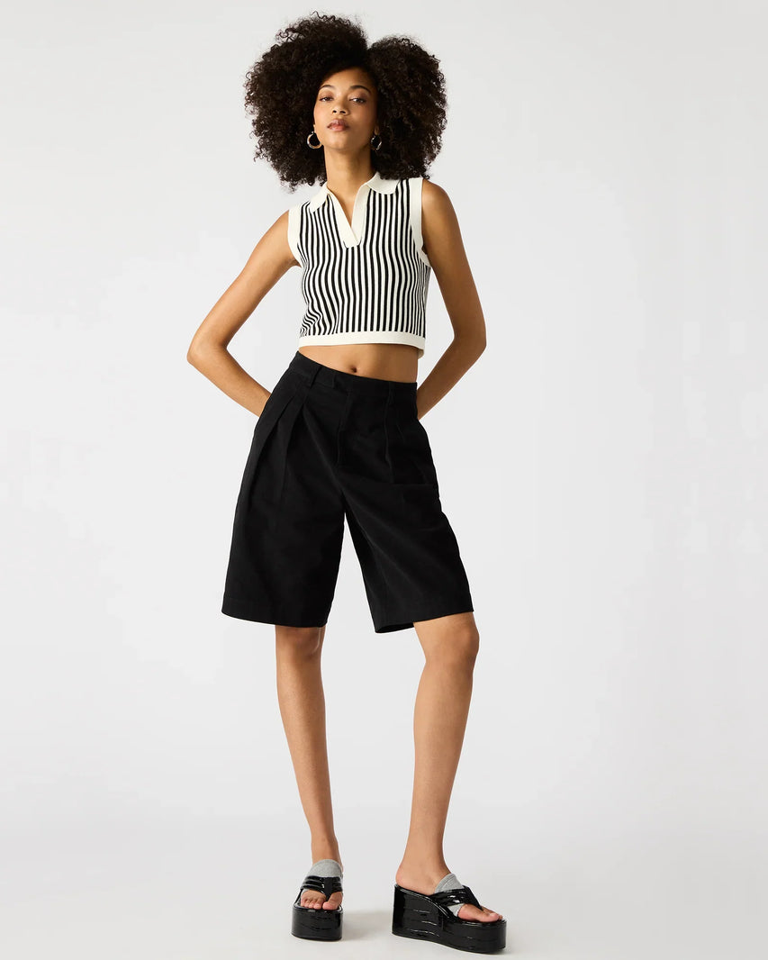 IVANA SHORTS BLACK - Clothing - Steve Madden Canada
