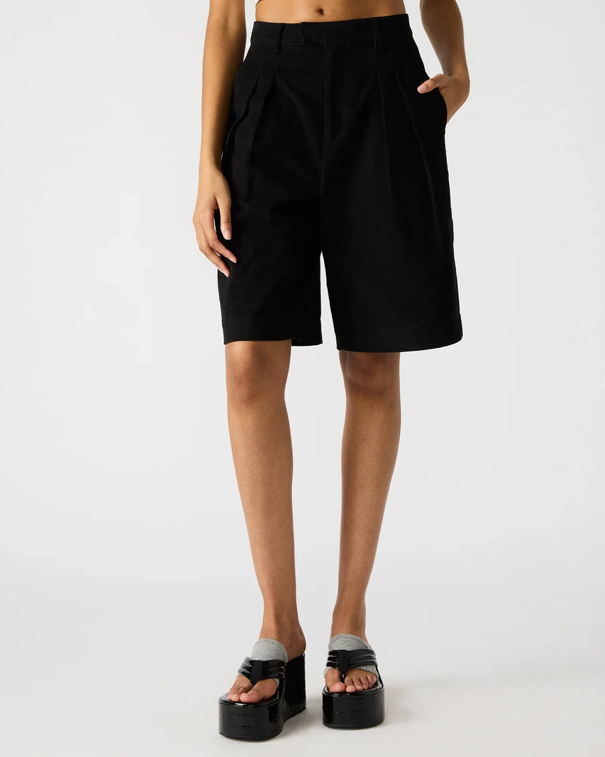 IVANA SHORTS BLACK - Clothing - Steve Madden Canada