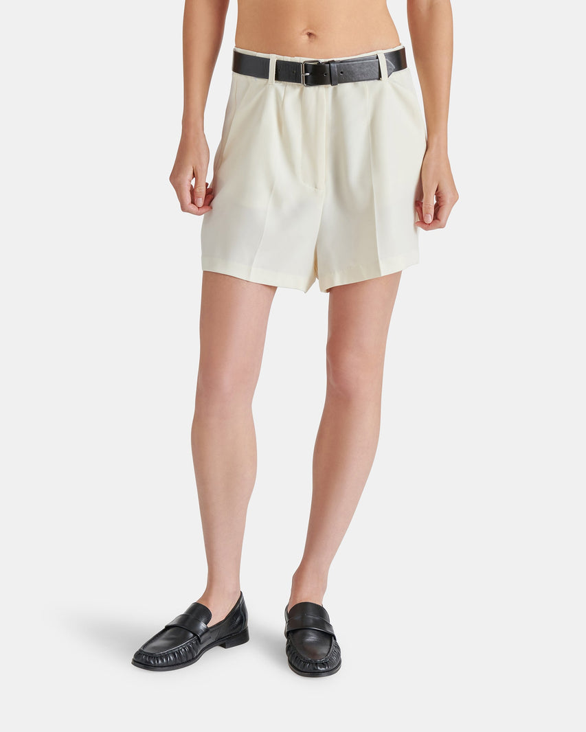 INGRIDA SHORTS WHITE - Clothing - Steve Madden Canada