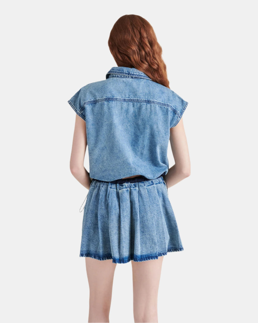 NASSAU TOP INDIGO - Clothing - Steve Madden Canada