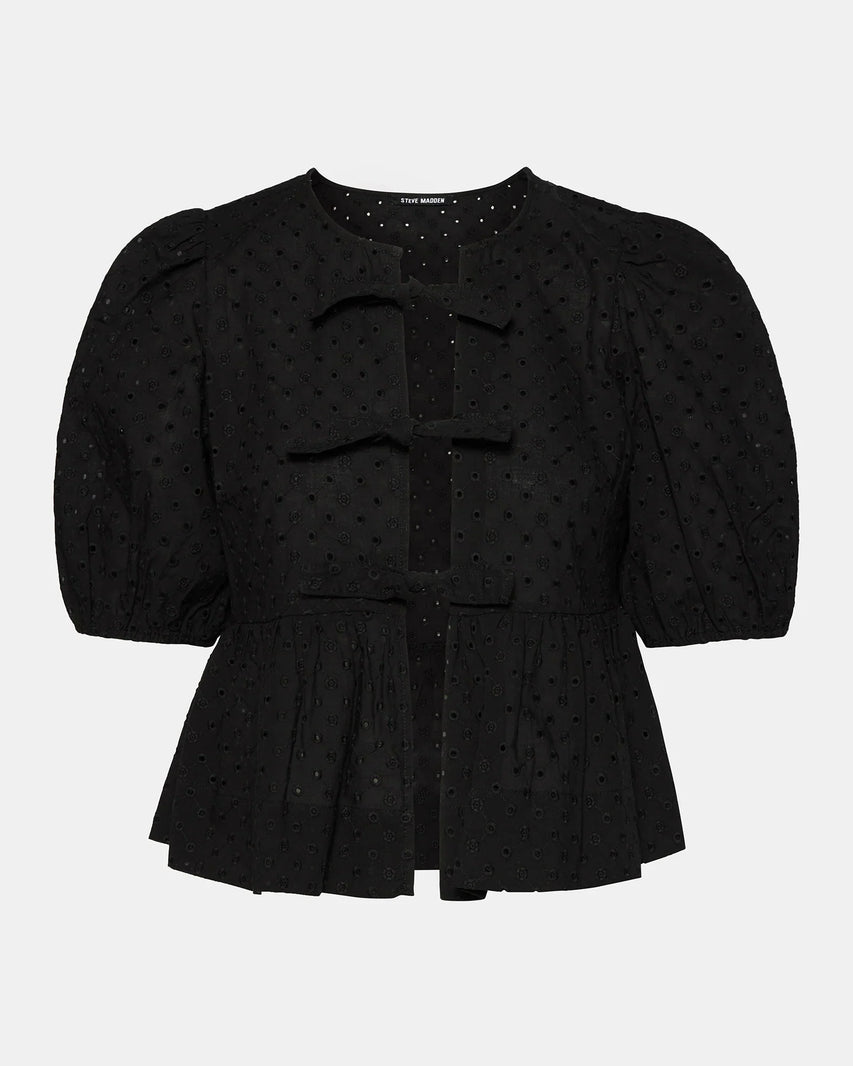 PAULA TOP BLACK - Clothing - Steve Madden Canada