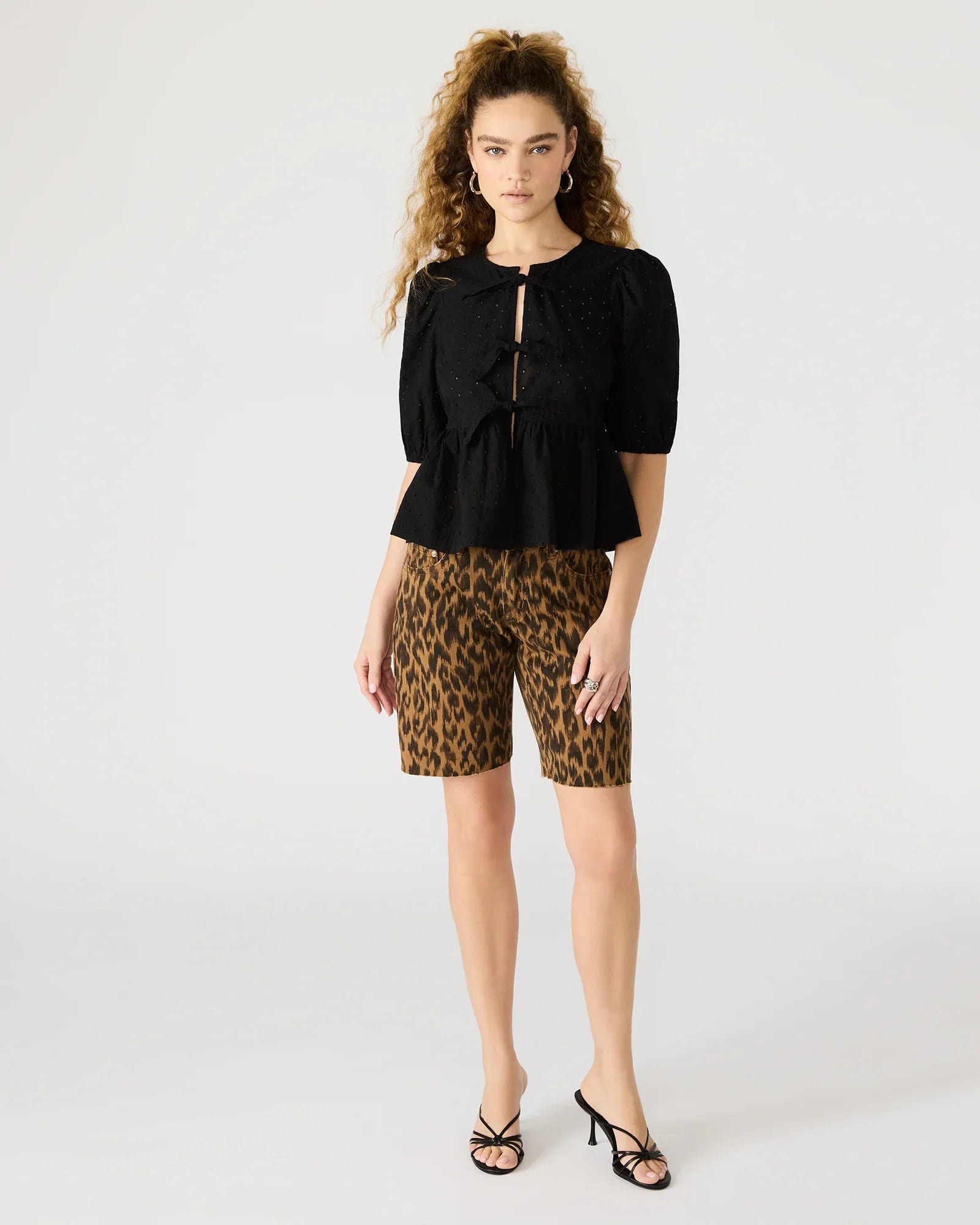 PAULA TOP BLACK - Clothing - Steve Madden Canada