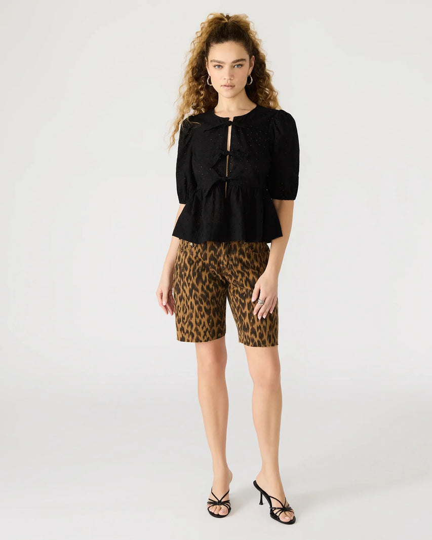 PAULA TOP BLACK - Clothing - Steve Madden Canada