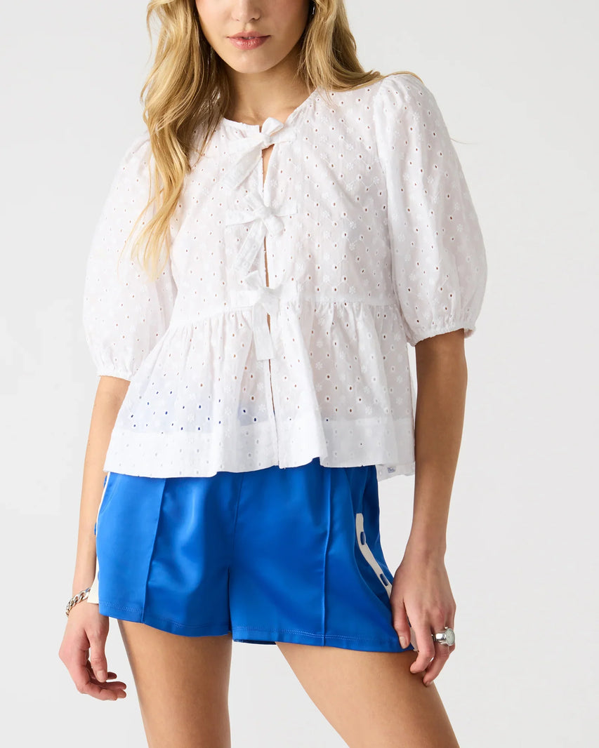 PAULA TOP WHITE - Clothing - Steve Madden Canada
