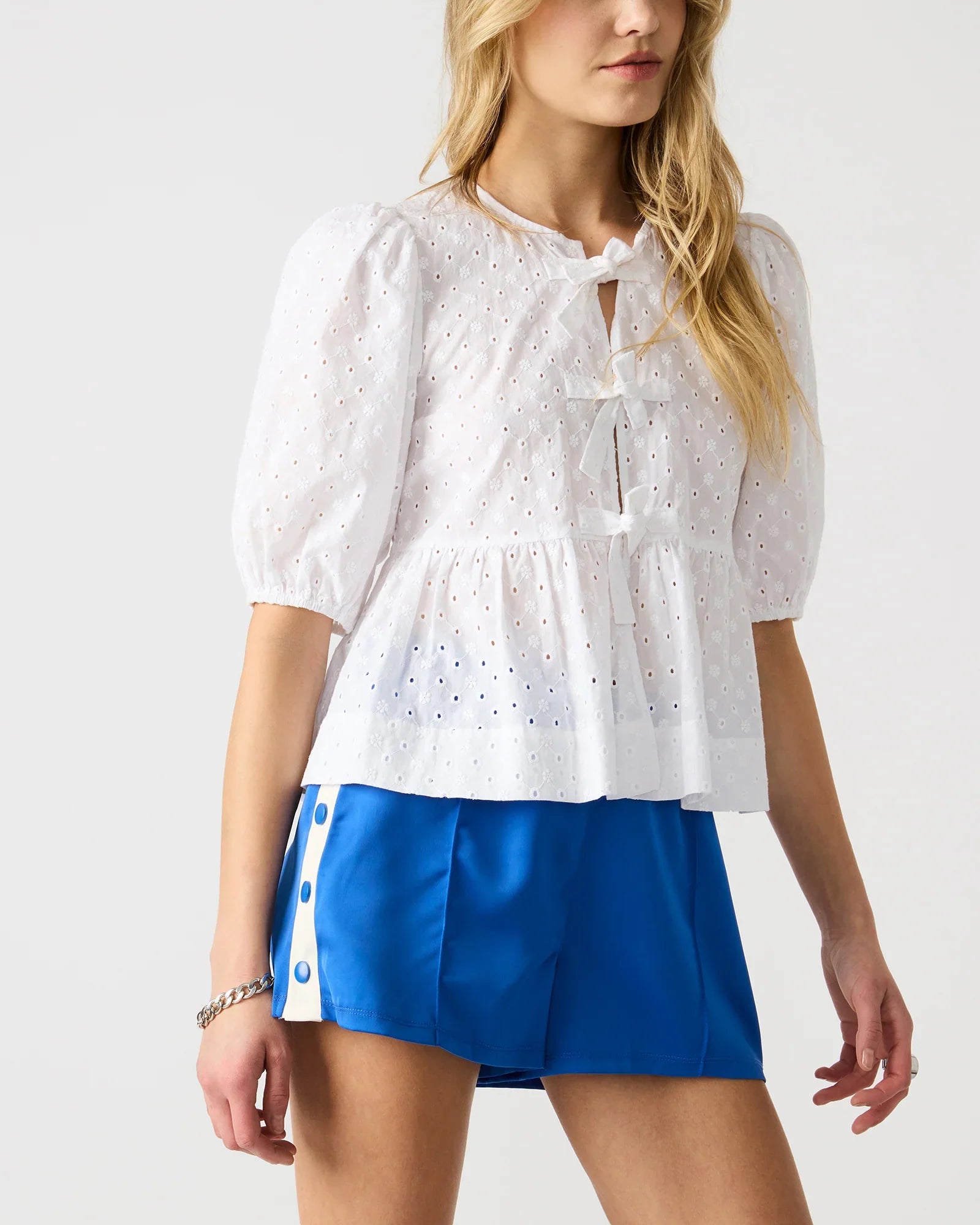PAULA TOP WHITE - Clothing - Steve Madden Canada