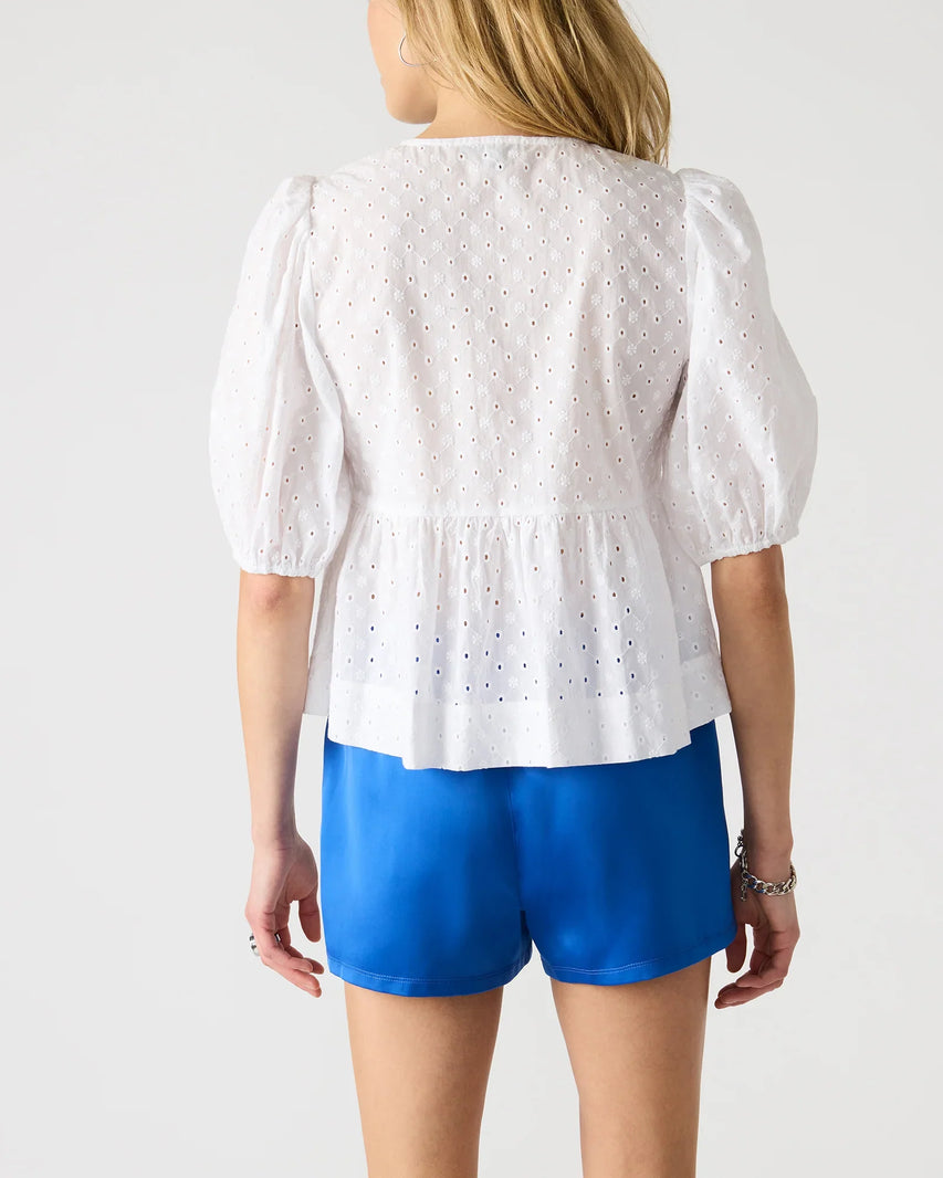 PAULA TOP WHITE - Clothing - Steve Madden Canada