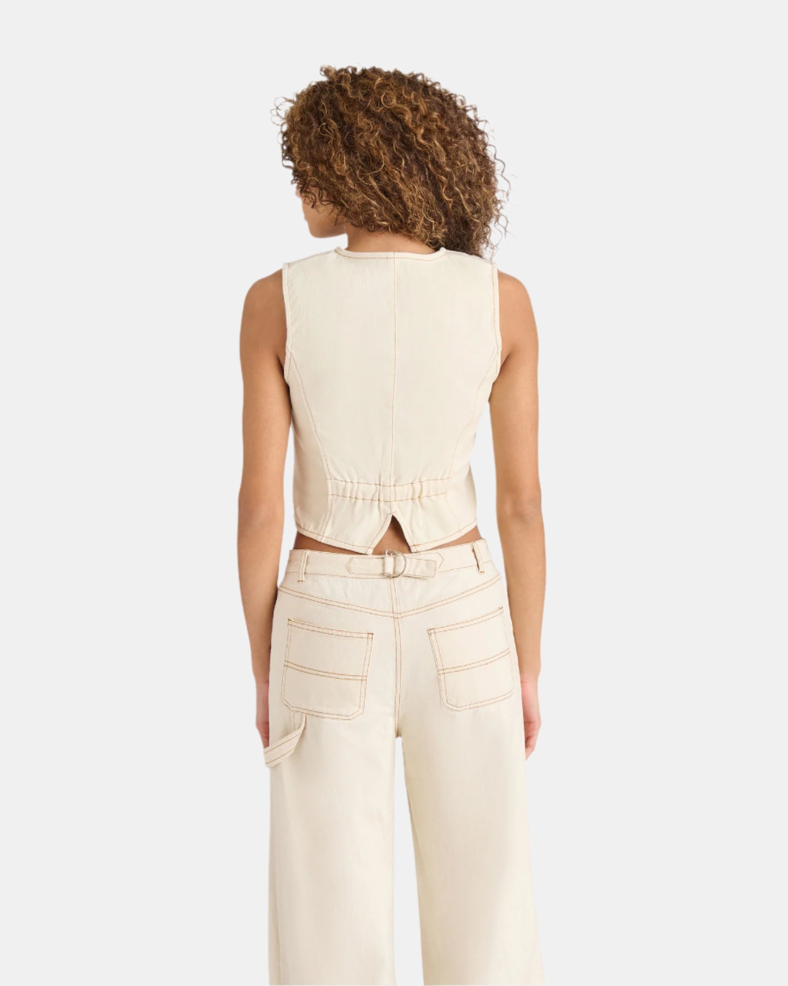 SELENE VEST NATURAL - Clothing - Steve Madden Canada