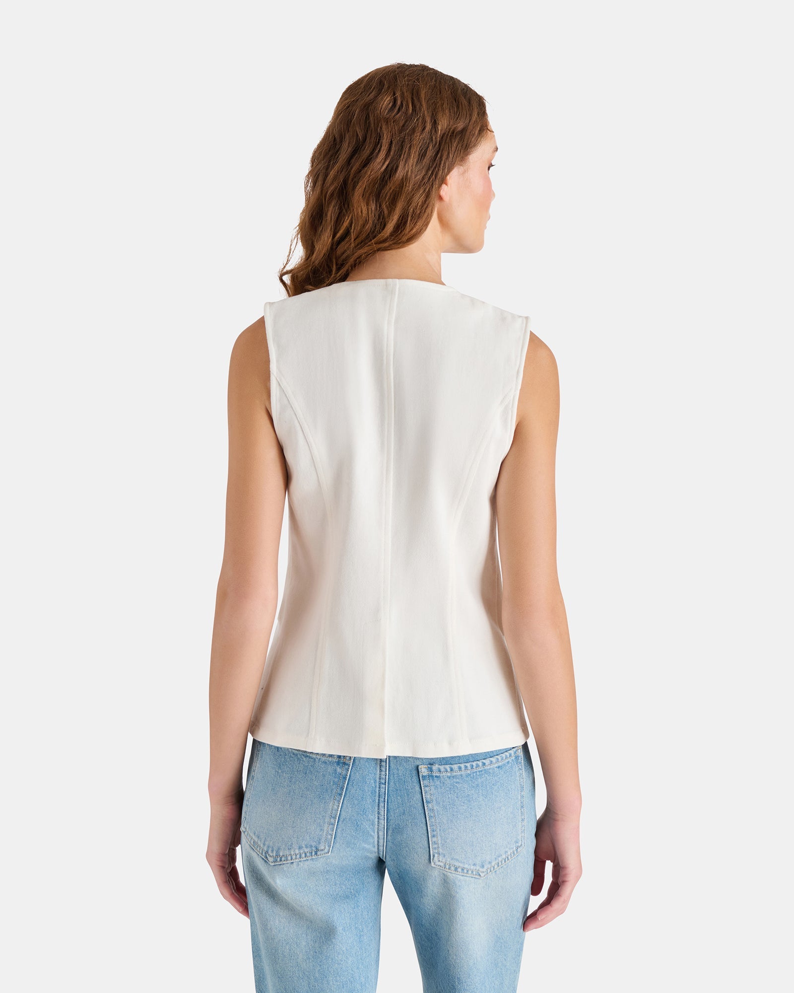WESLEY TOP WHITE - Clothing - Steve Madden Canada