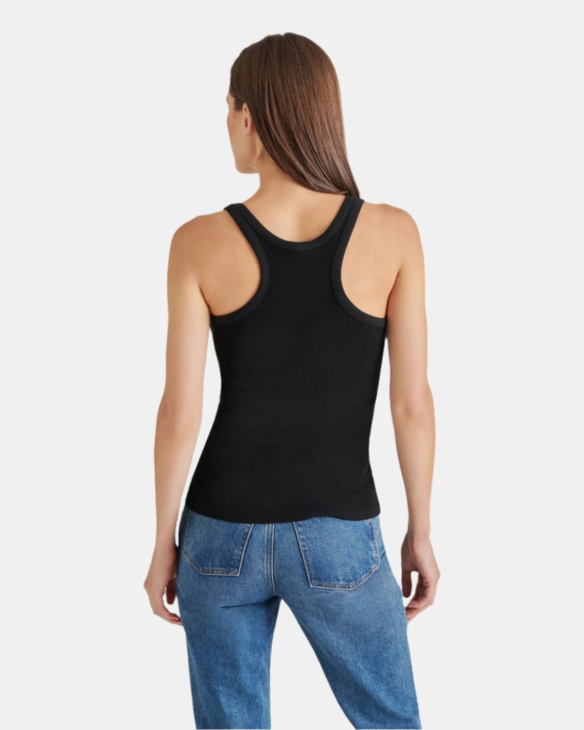 TOSSA TOP BLACK - Clothing - Steve Madden Canada