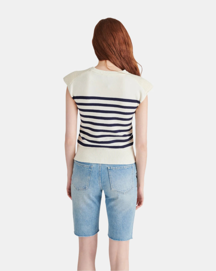 TOMAS SWEATER IVORY MULTI - Clothing - Steve Madden Canada