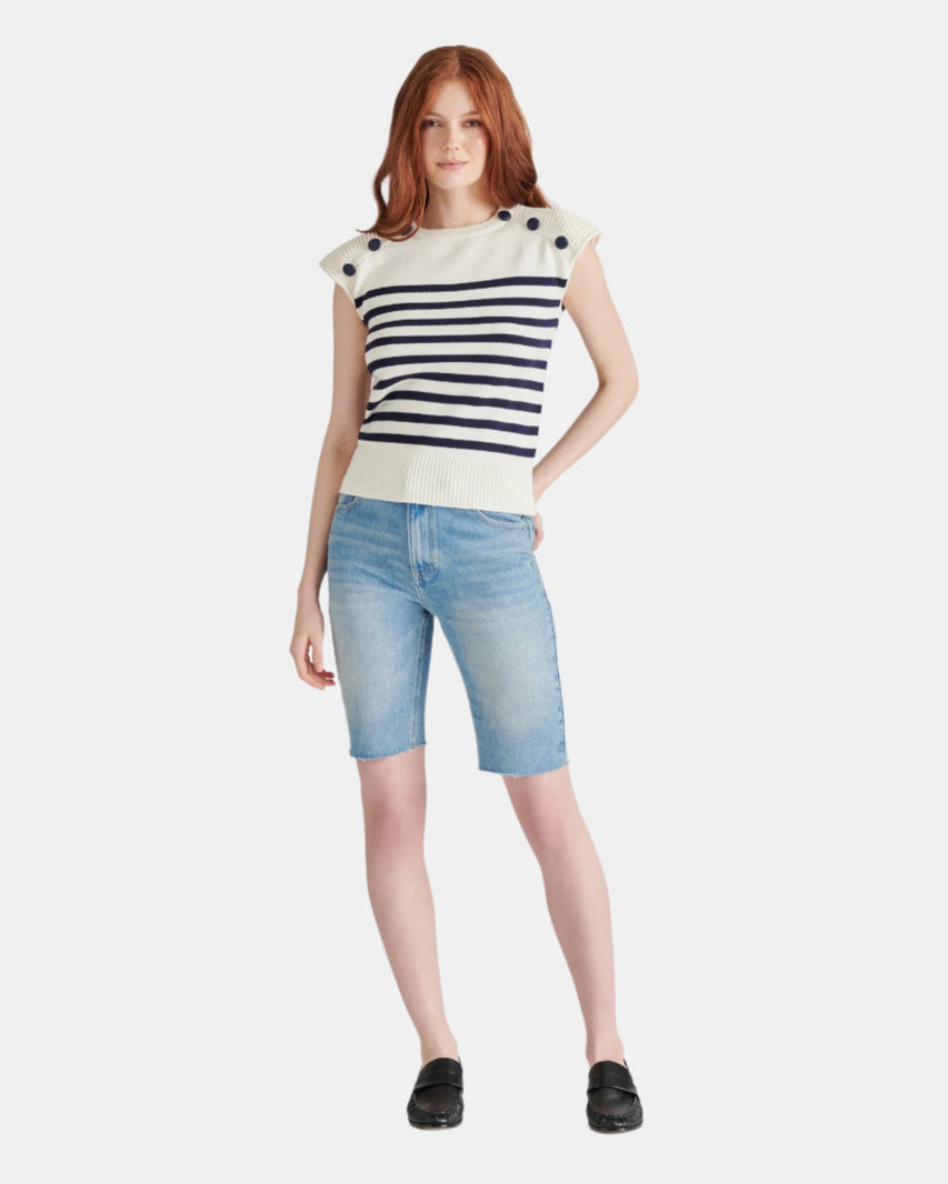 TOMAS SWEATER IVORY MULTI - Clothing - Steve Madden Canada