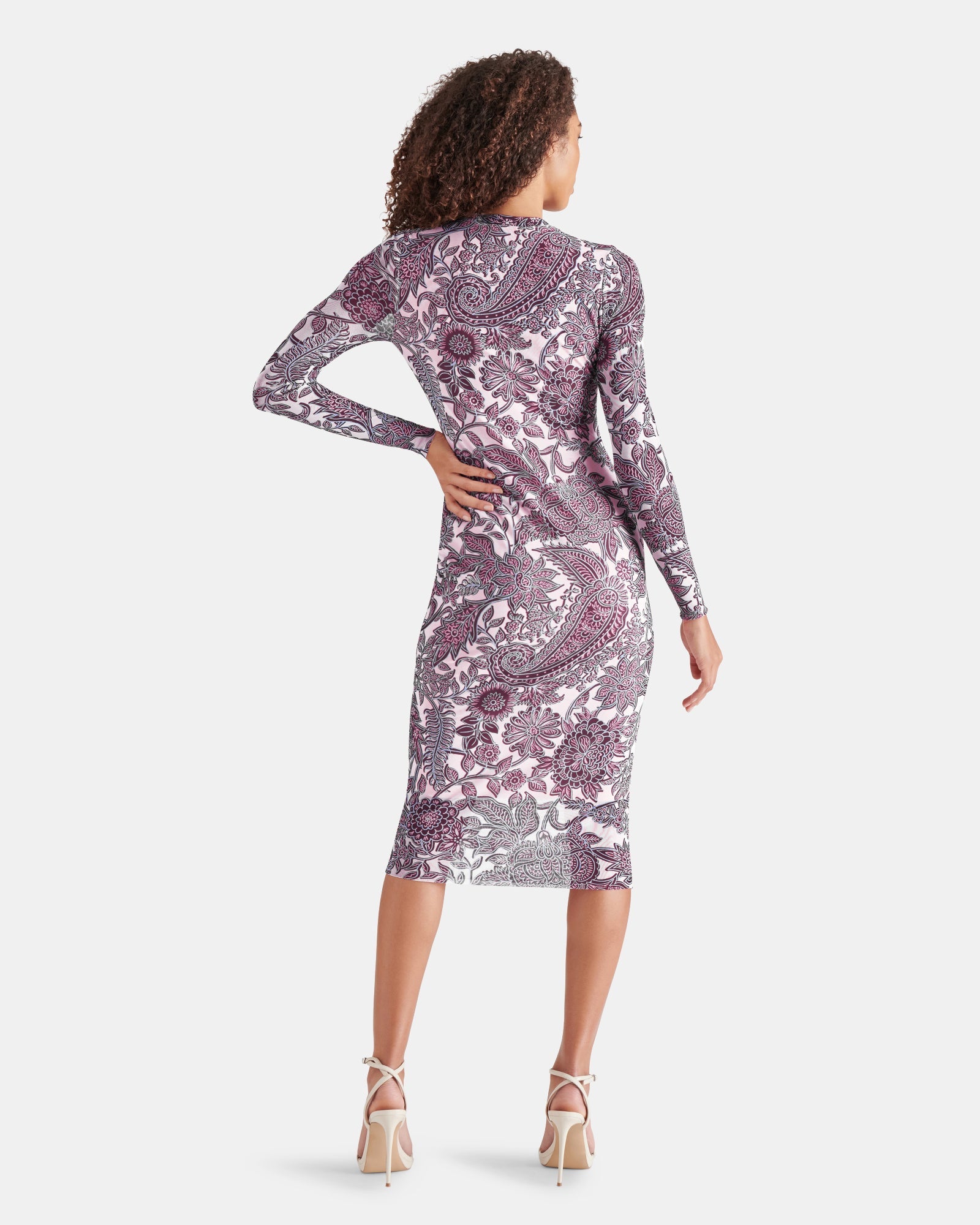 HAILEE DRESS BURGUNDY - Clothing - Steve Madden Canada