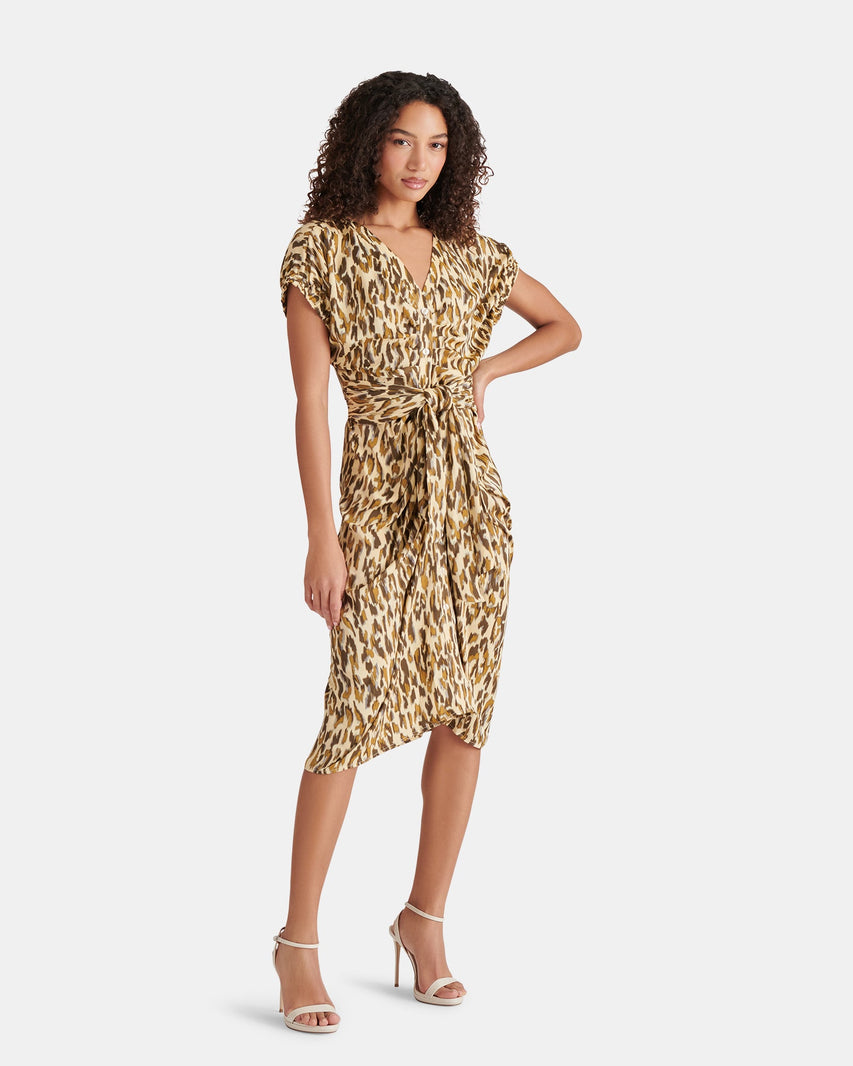 BRUNO DRESS CAMO GREEN MULTI - Clothing - Steve Madden Canada