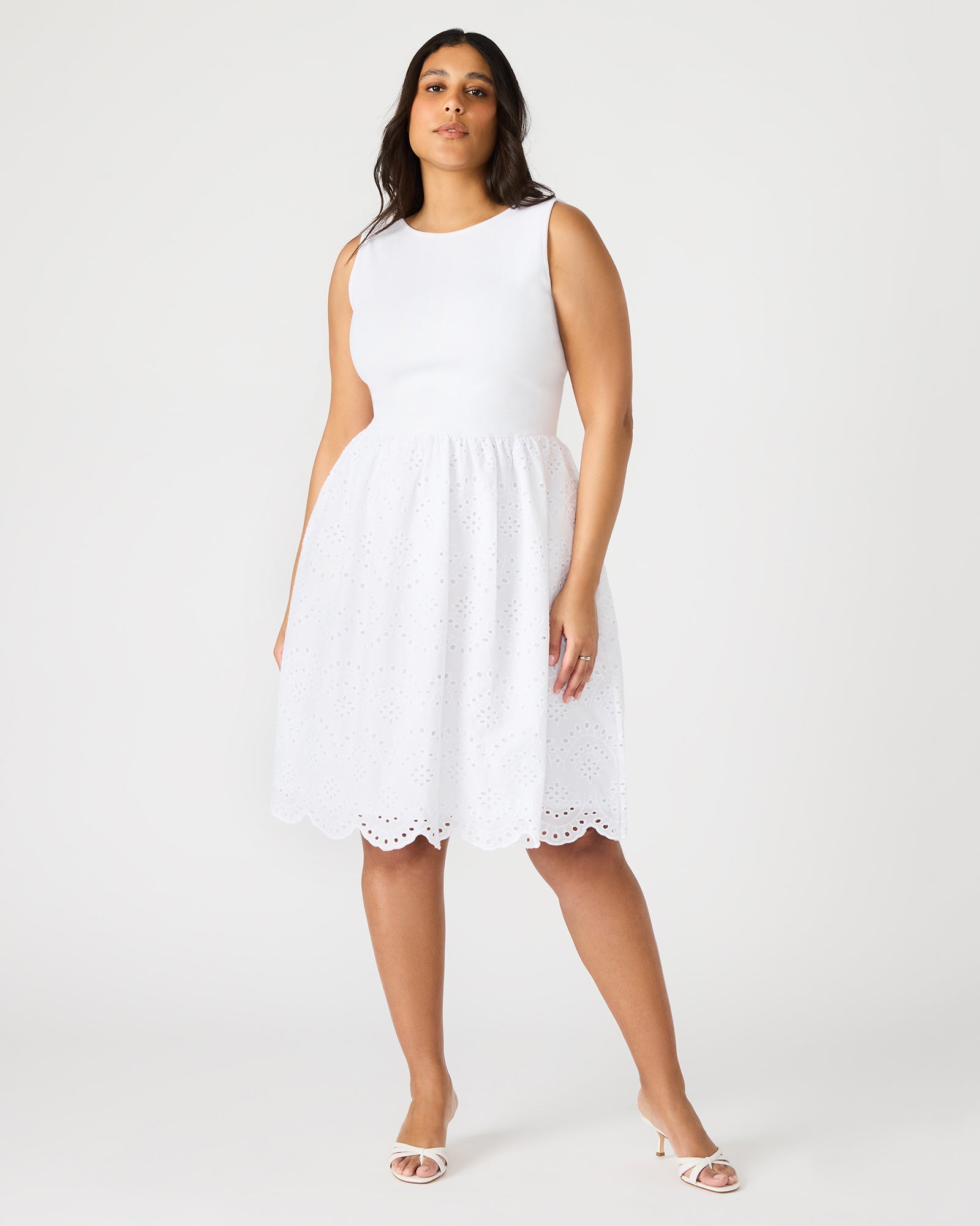 JULIAN DRESS WHITE - Clothing - Steve Madden Canada