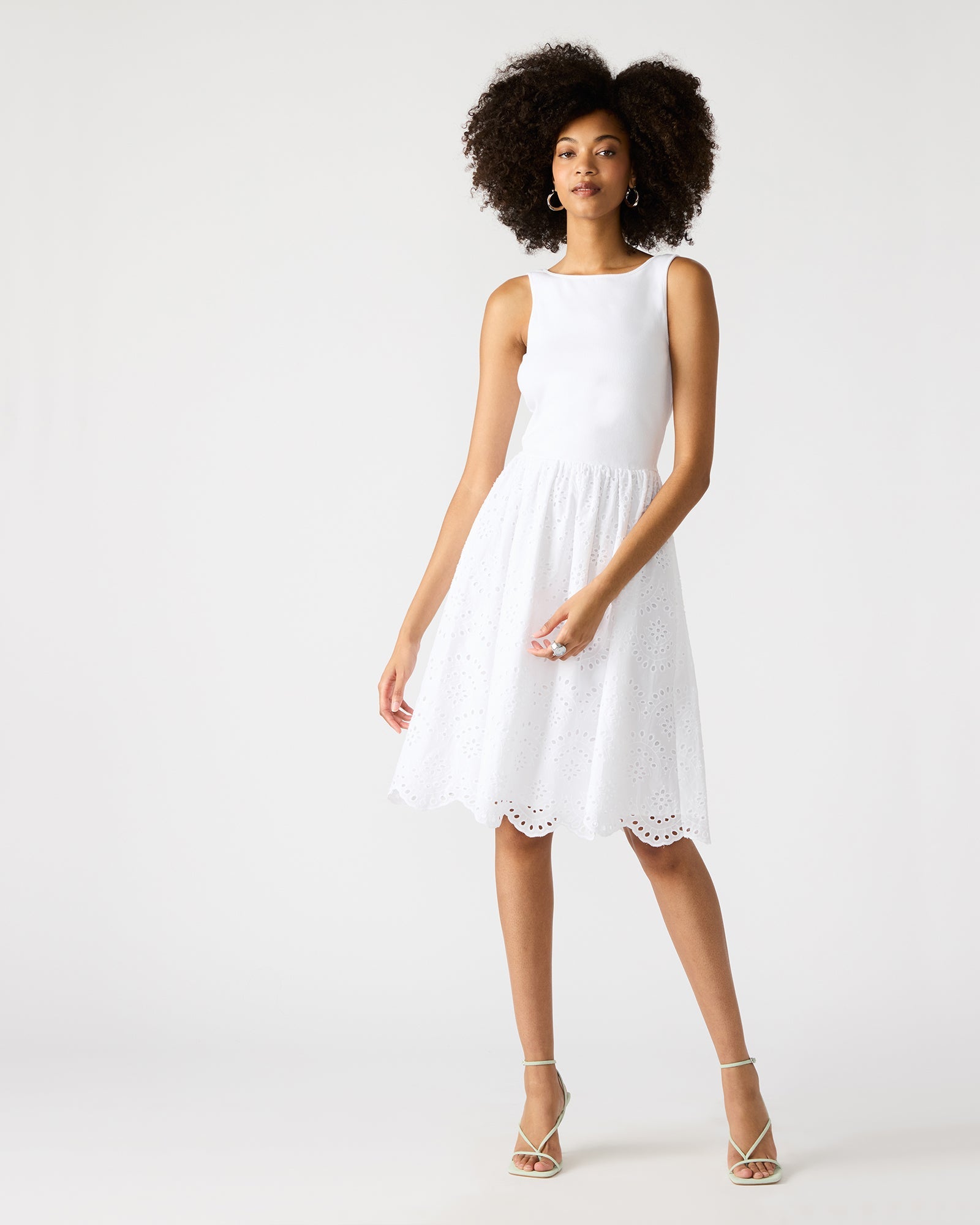 JULIAN DRESS WHITE - Clothing - Steve Madden Canada