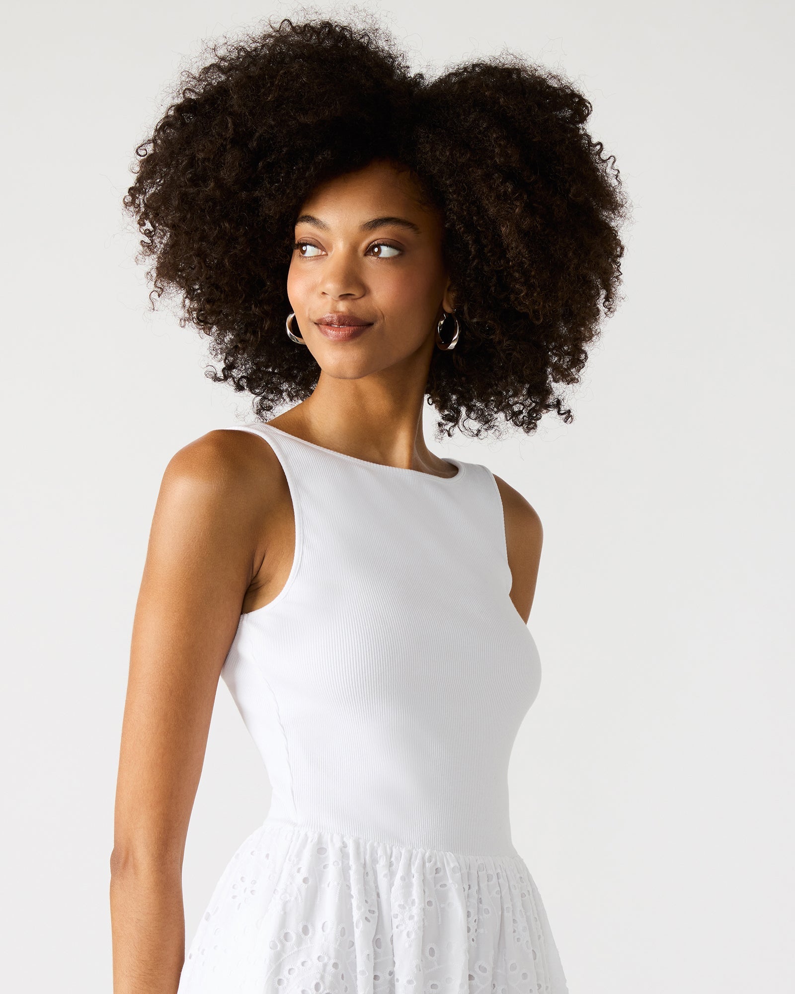 JULIAN DRESS WHITE - Clothing - Steve Madden Canada