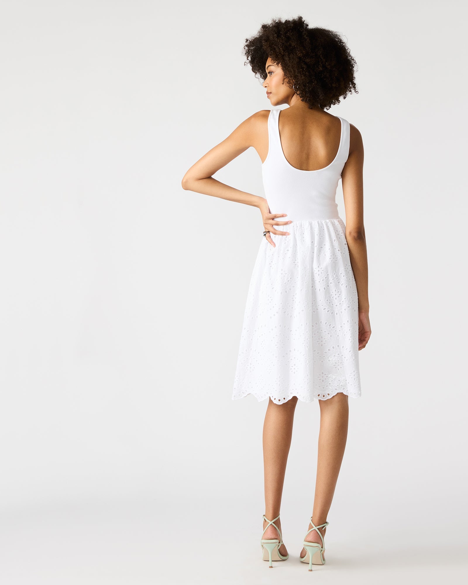 JULIAN DRESS WHITE - Clothing - Steve Madden Canada