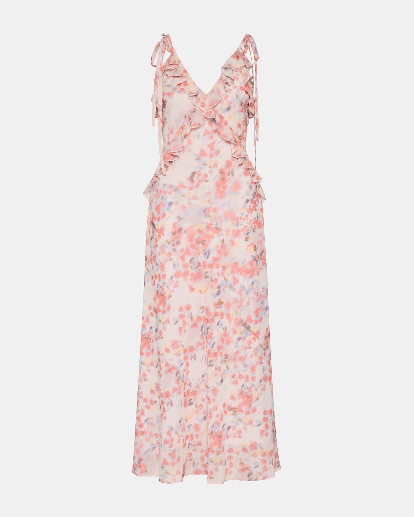 ADALINA DRESS FLORAL LAVENDER - Clothing - Steve Madden Canada