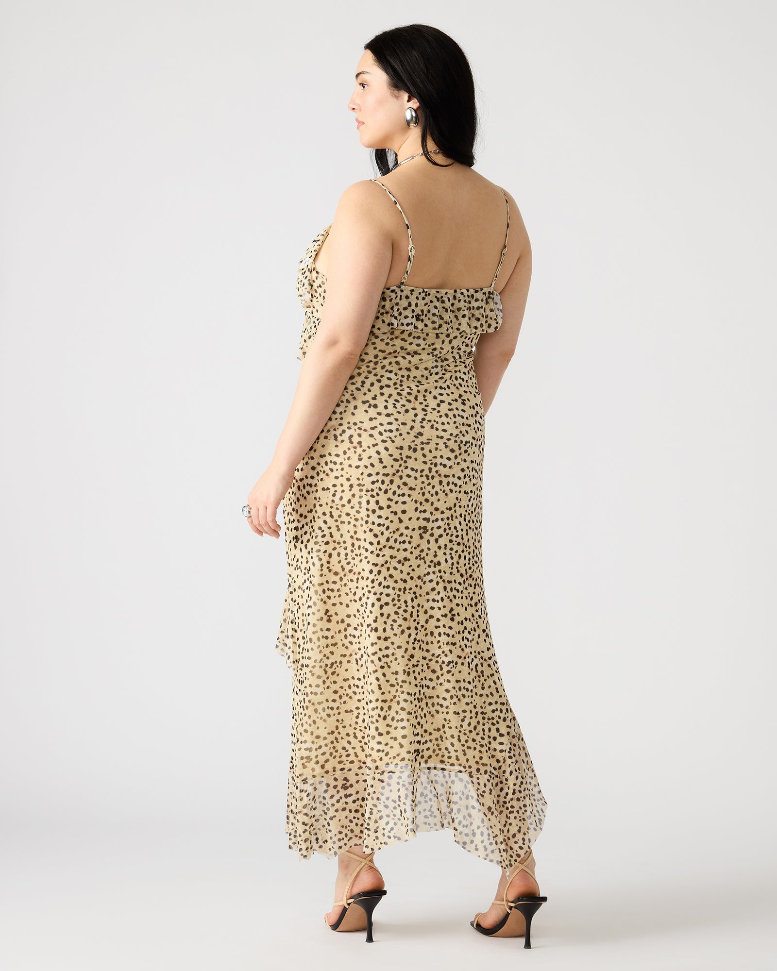 AIDA DRESS LEOPARD TAN MULTI - Clothing - Steve Madden Canada