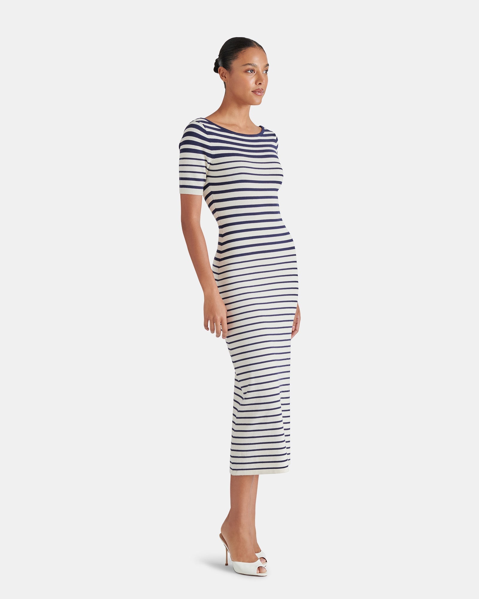SELAH DRESS IVORY MULTI - Clothing - Steve Madden Canada