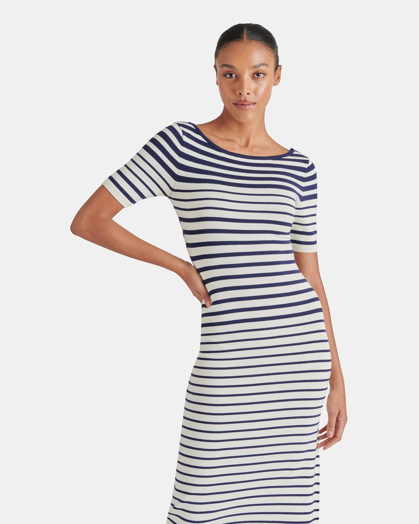 SELAH DRESS IVORY MULTI - Clothing - Steve Madden Canada