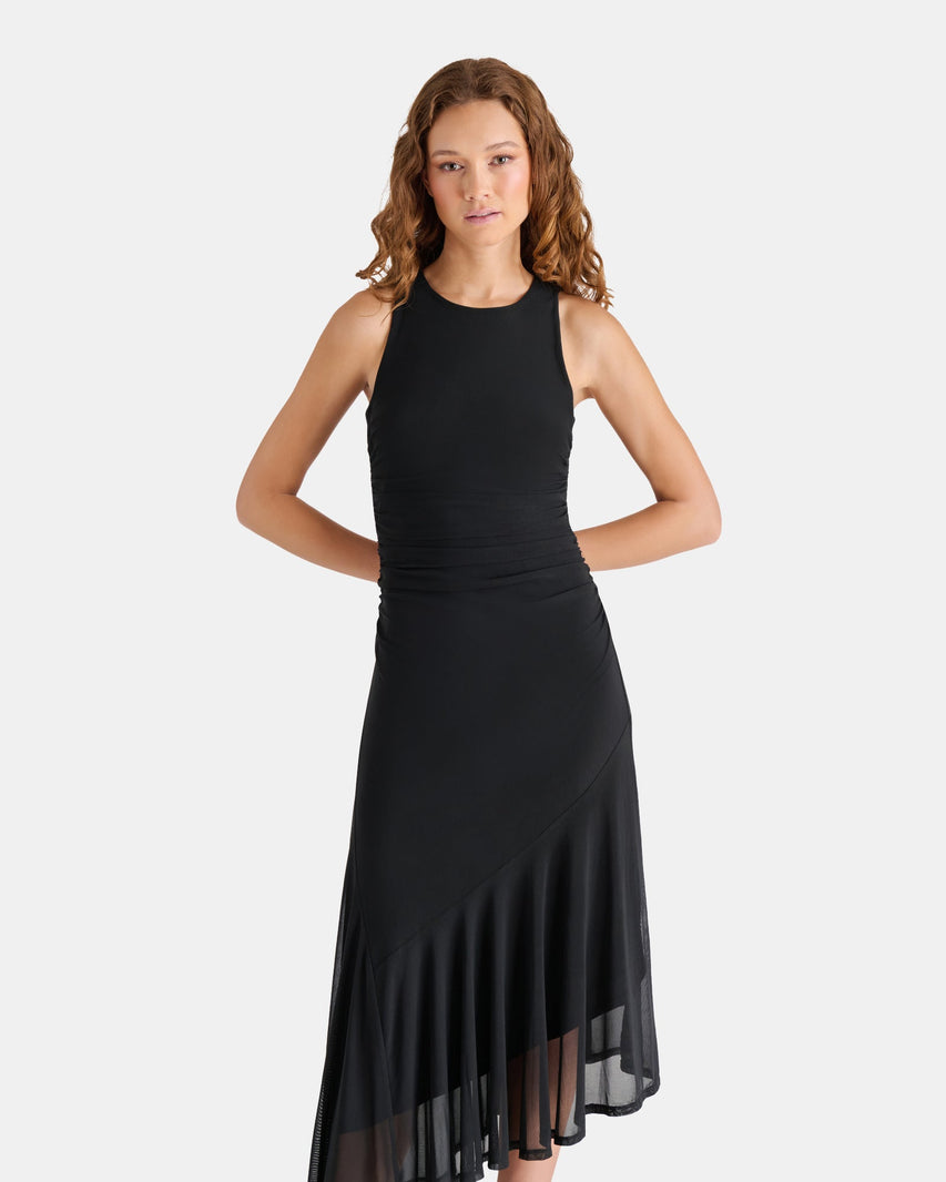 LANEY DRESS BLACK - Clothing - Steve Madden Canada