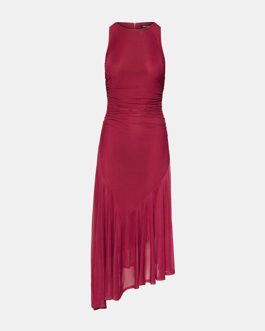 LANEY DRESS WINE - Clothing - Steve Madden Canada