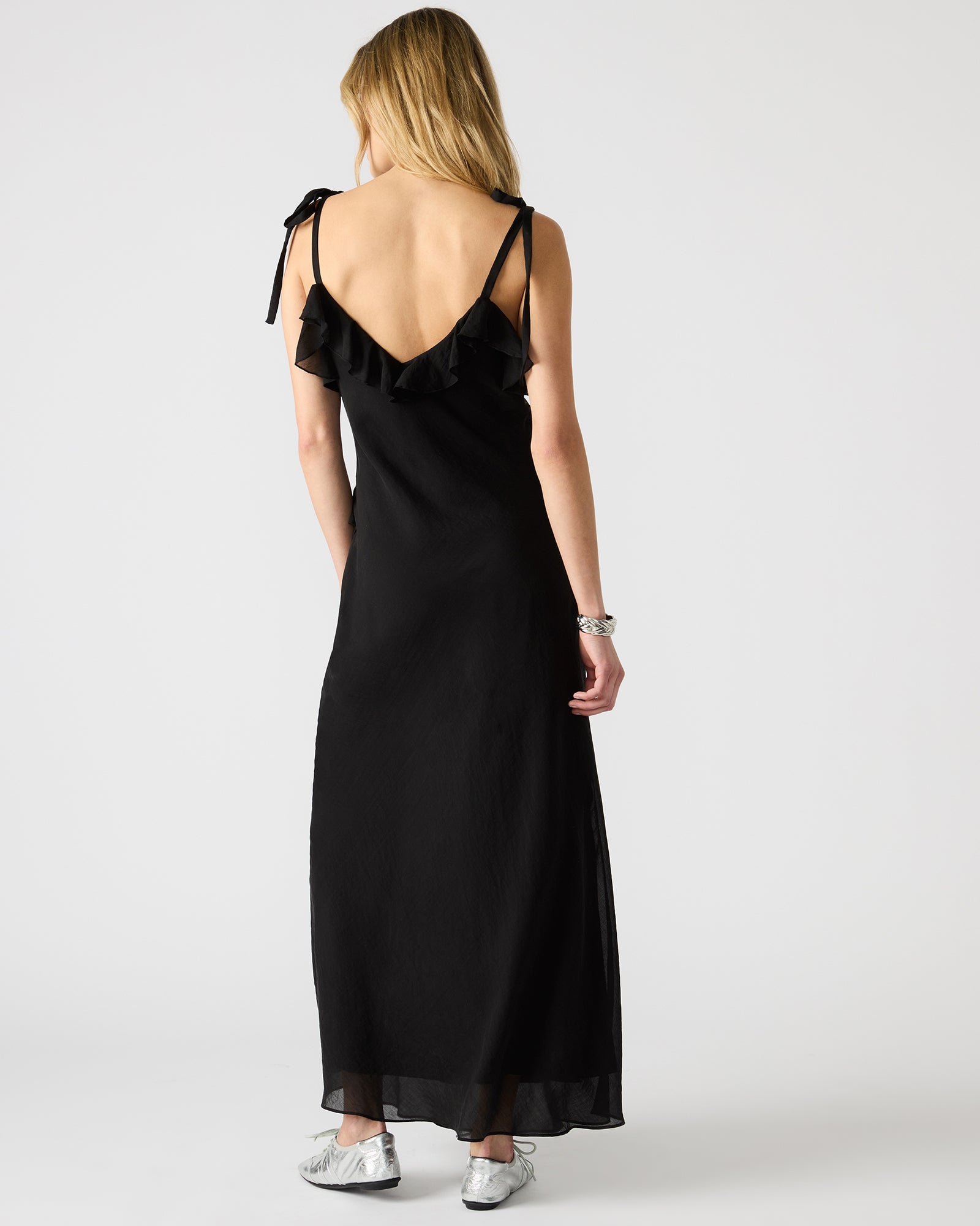ADALINA DRESS BLACK - Clothing - Steve Madden Canada
