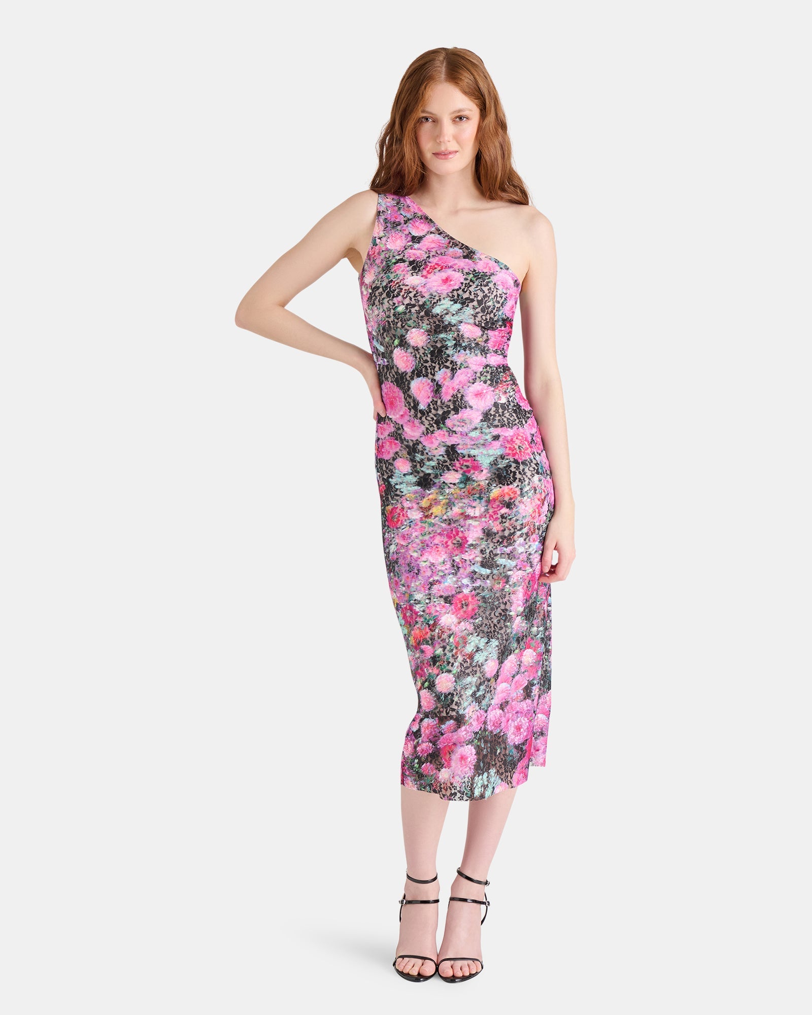 SACHA DRESS BLACK MULTI - Clothing - Steve Madden Canada