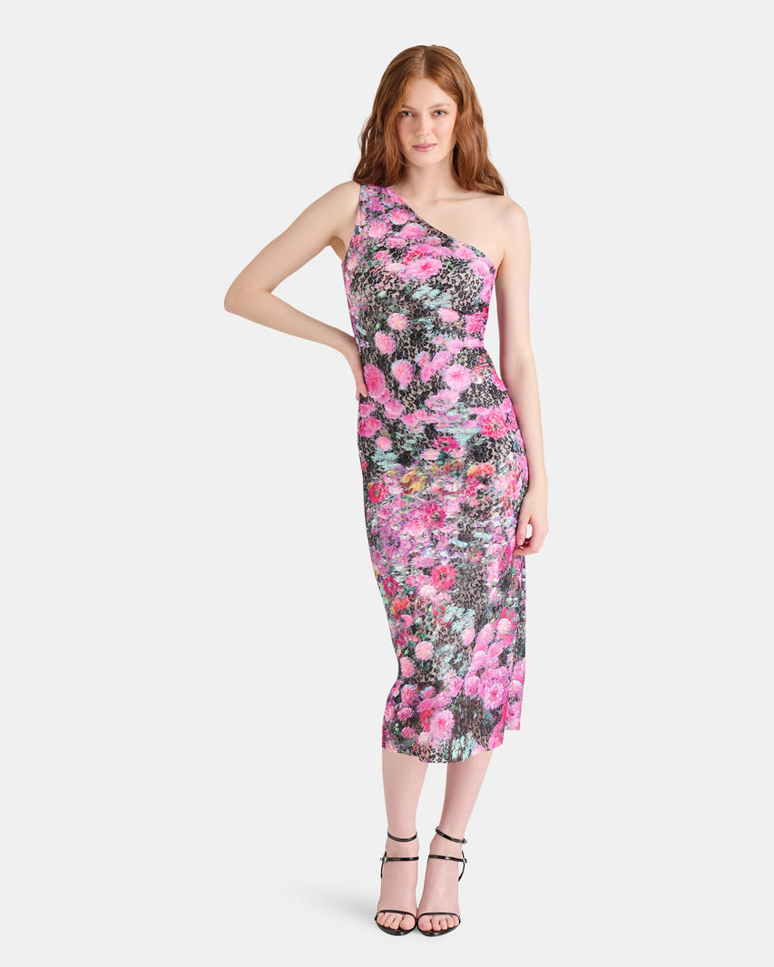 SACHA DRESS BLACK MULTI - Clothing - Steve Madden Canada
