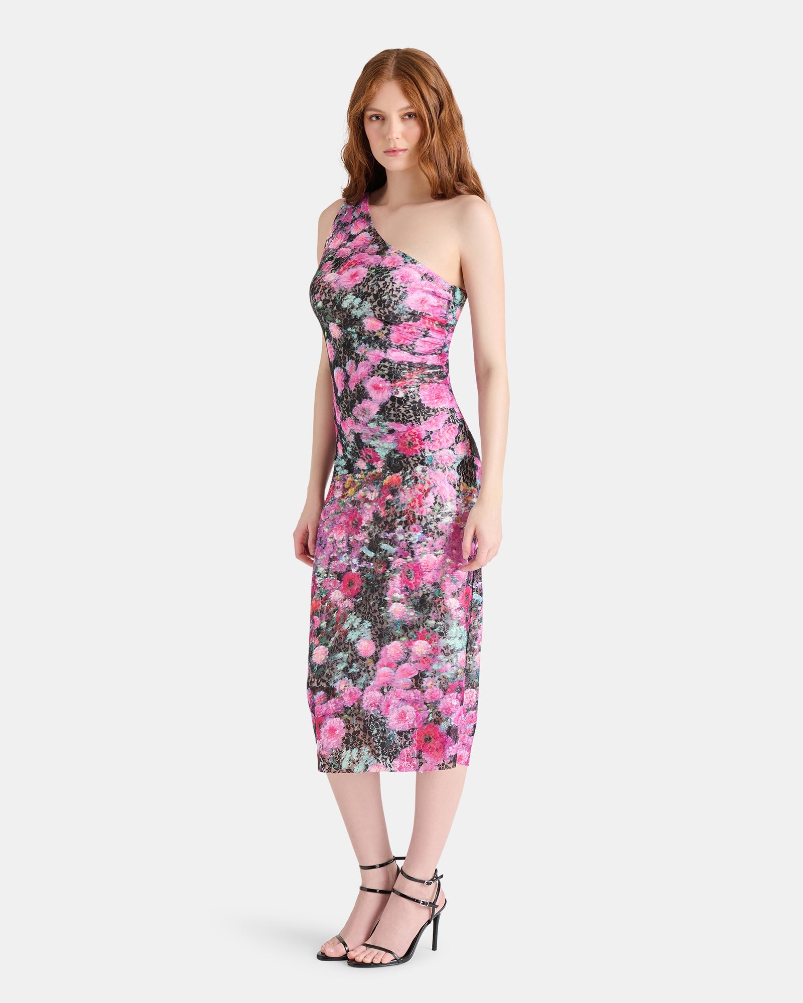 SACHA DRESS BLACK MULTI - Clothing - Steve Madden Canada
