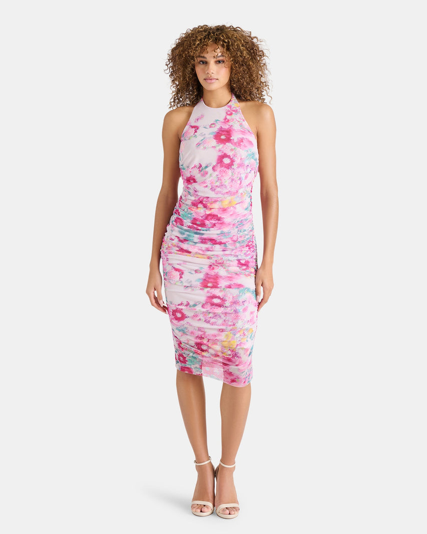 LEA DRESS PINK MULTI - Clothing - Steve Madden Canada