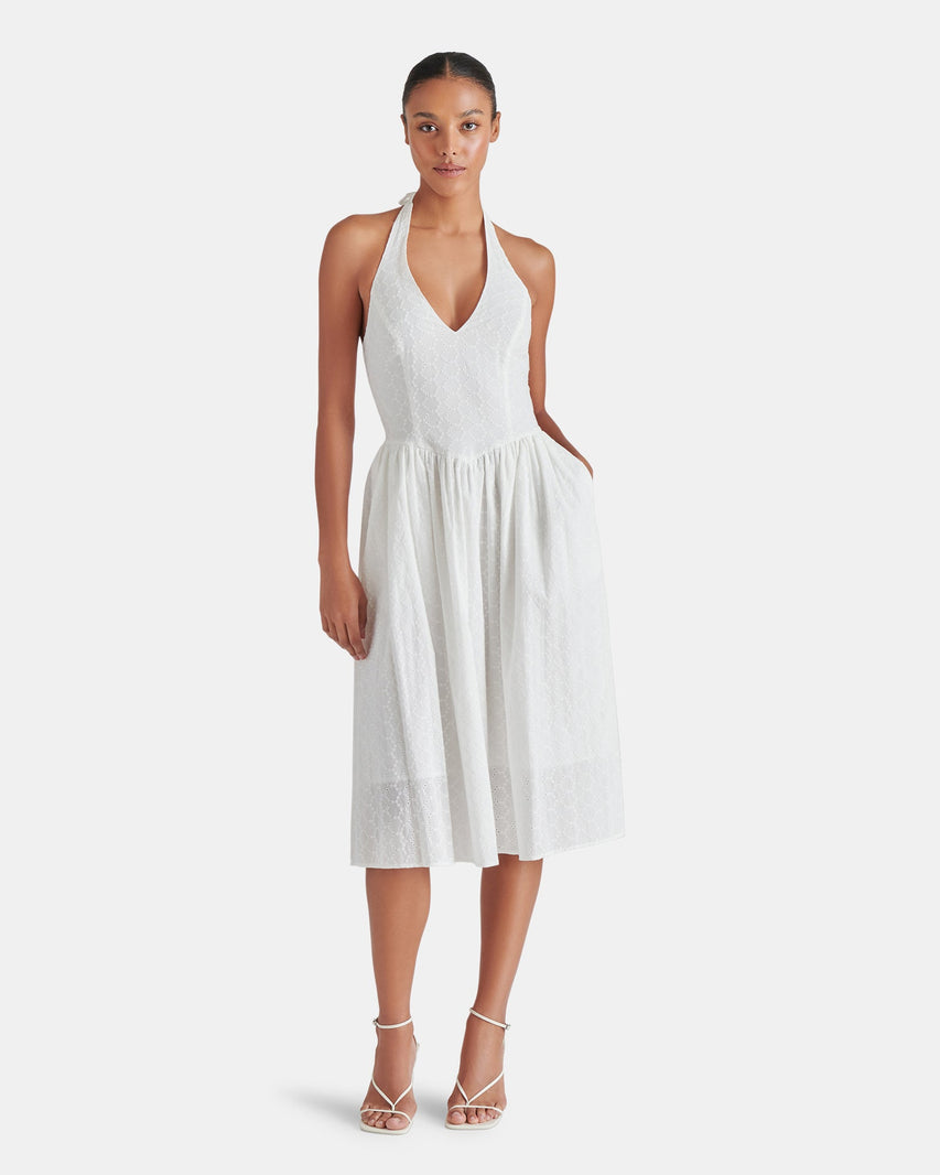 RESSI DRESS WHITE - Clothing - Steve Madden Canada