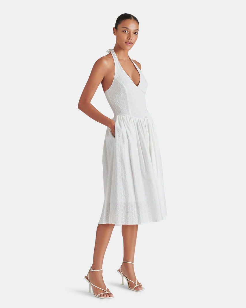 RESSI DRESS WHITE - Clothing - Steve Madden Canada