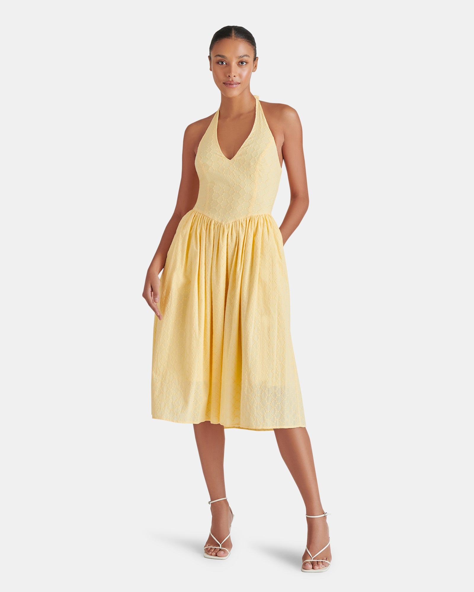 RESSI DRESS YELLOW - Clothing - Steve Madden Canada