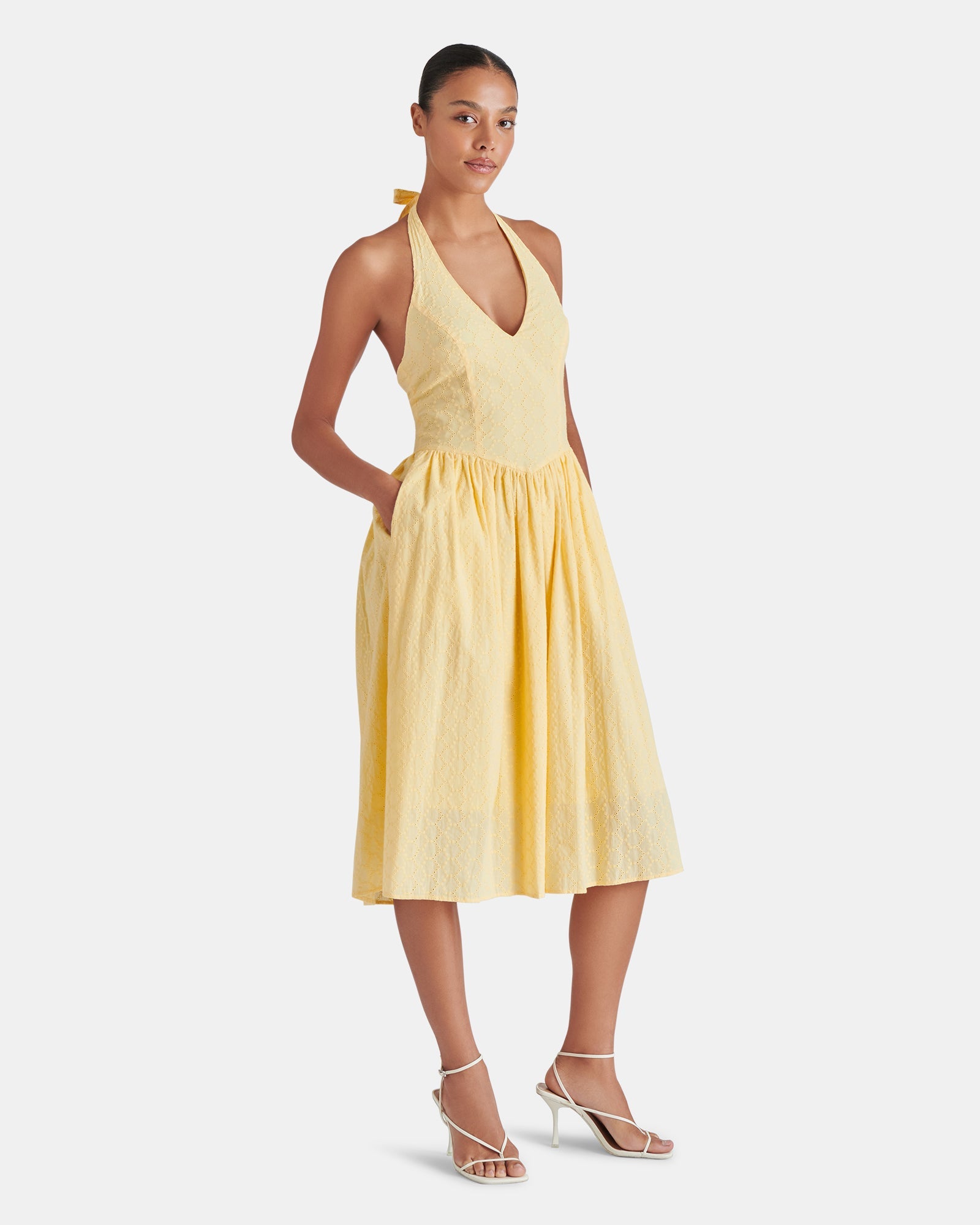 RESSI DRESS YELLOW - Clothing - Steve Madden Canada