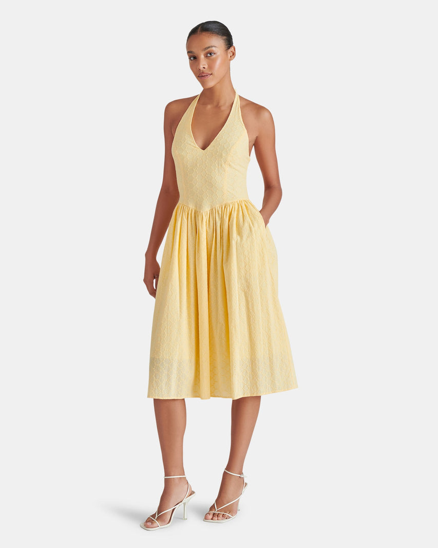 RESSI DRESS YELLOW - Clothing - Steve Madden Canada