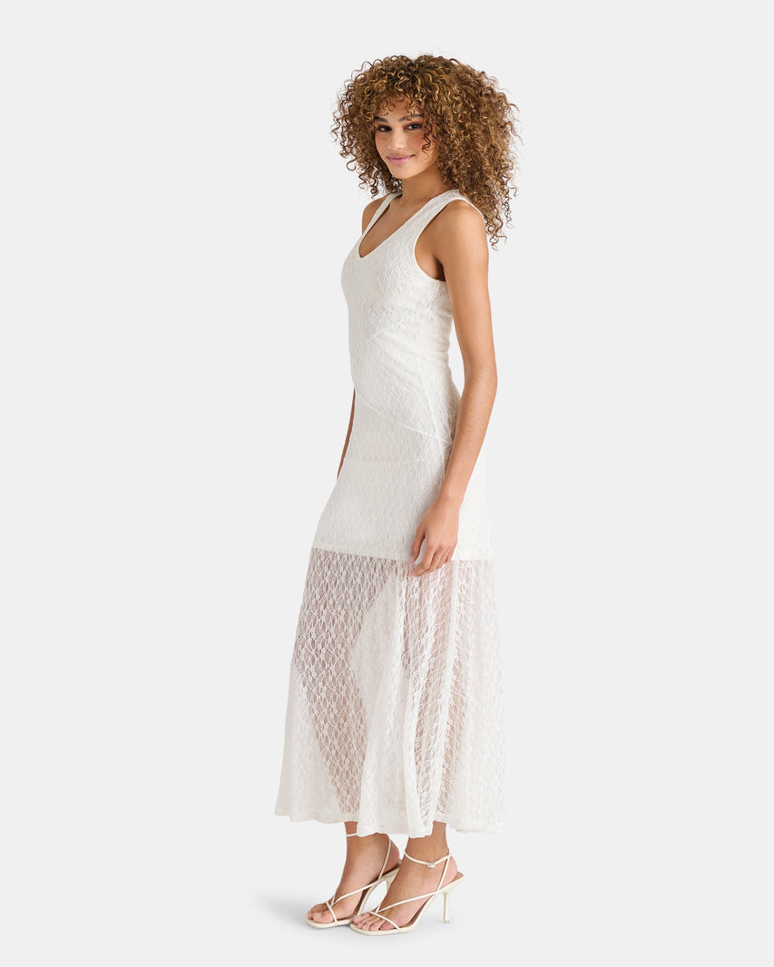 THEO DRESS WHITE - Clothing - Steve Madden Canada