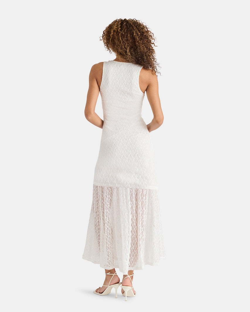 THEO DRESS WHITE - Clothing - Steve Madden Canada