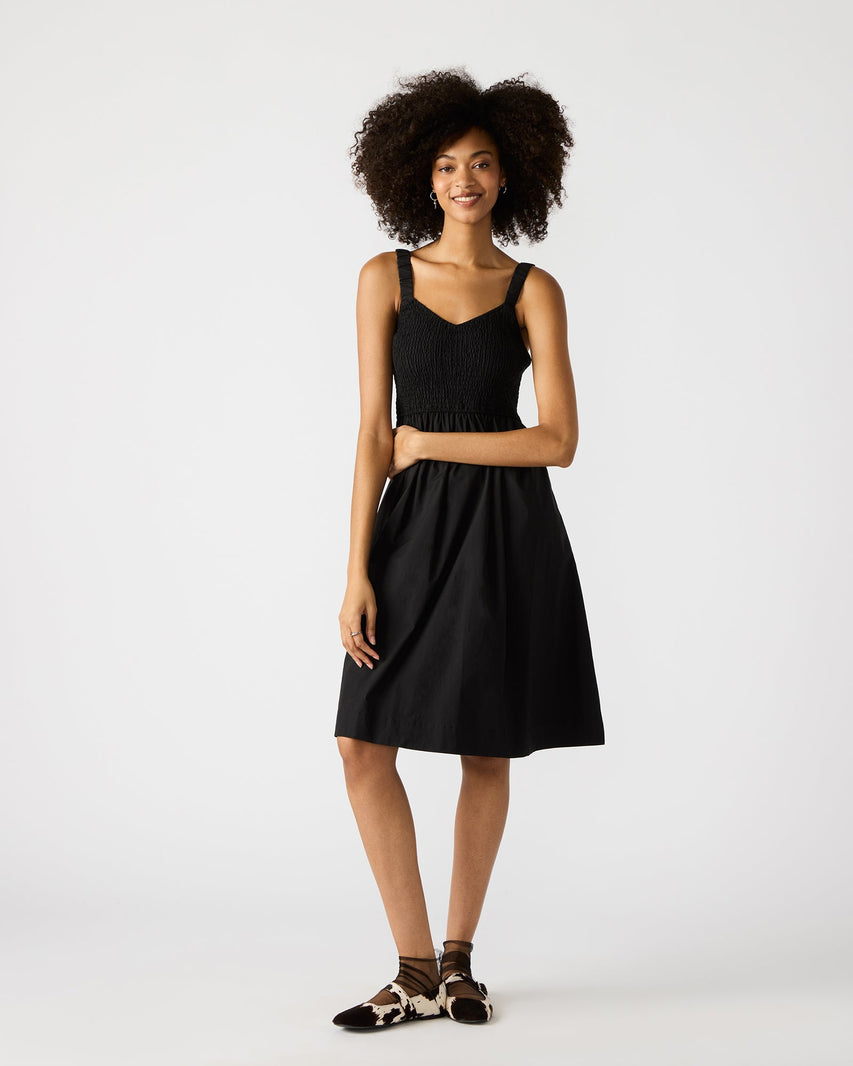 FLEUR DRESS BLACK - Clothing - Steve Madden Canada