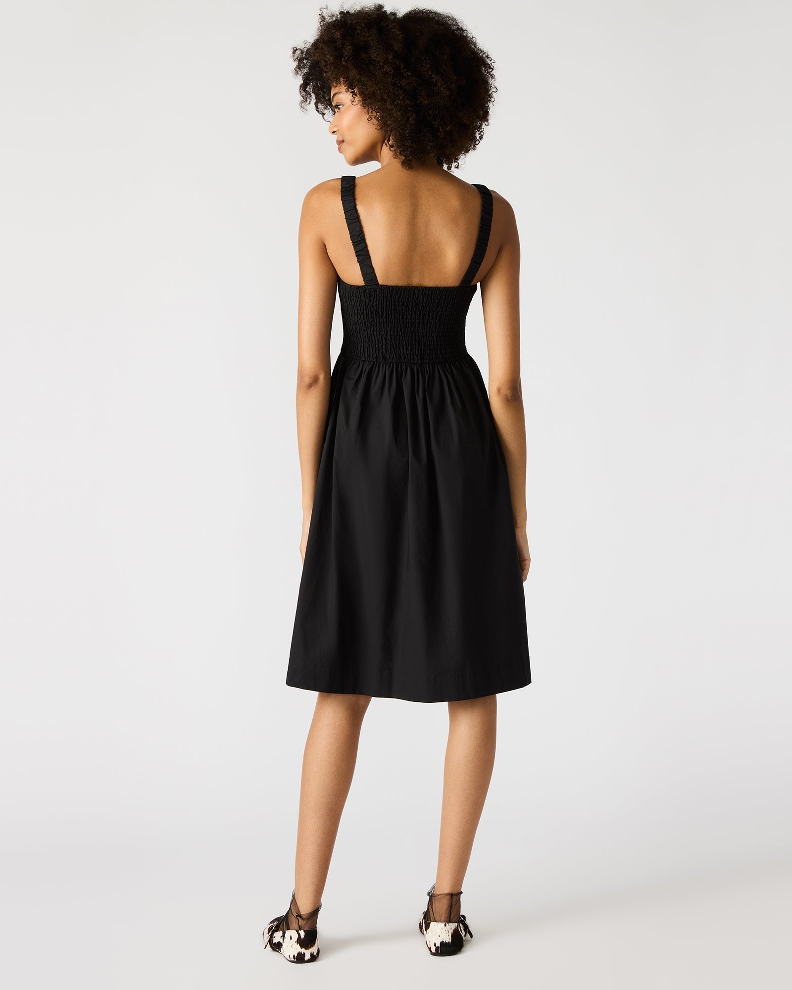 FLEUR DRESS BLACK - Clothing - Steve Madden Canada
