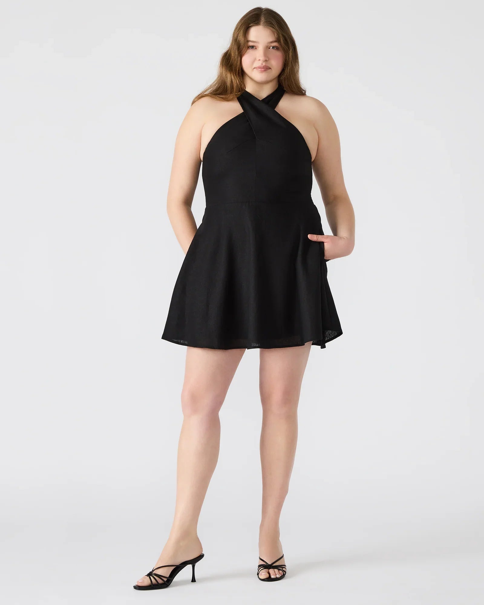 KOSTA DRESS BLACK - Clothing - Steve Madden Canada