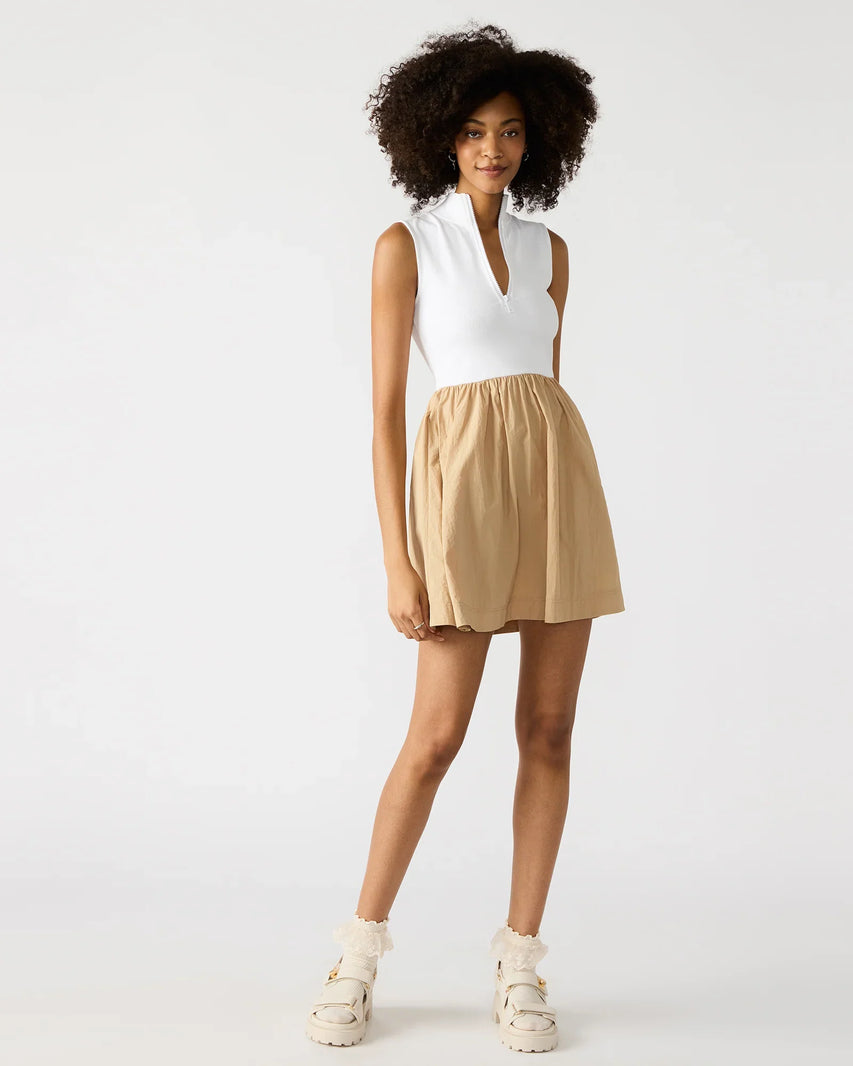 LYON DRESS TAUPE MULTI - Clothing - Steve Madden Canada