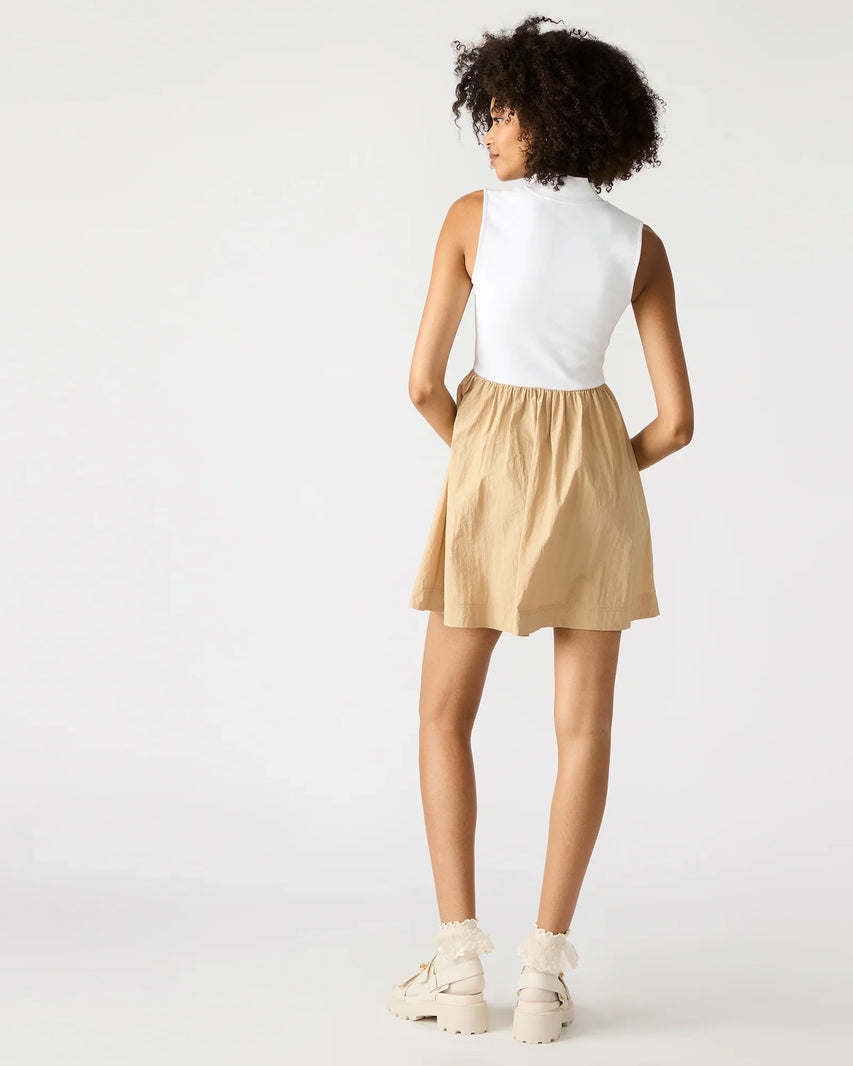 LYON DRESS TAUPE MULTI - Clothing - Steve Madden Canada