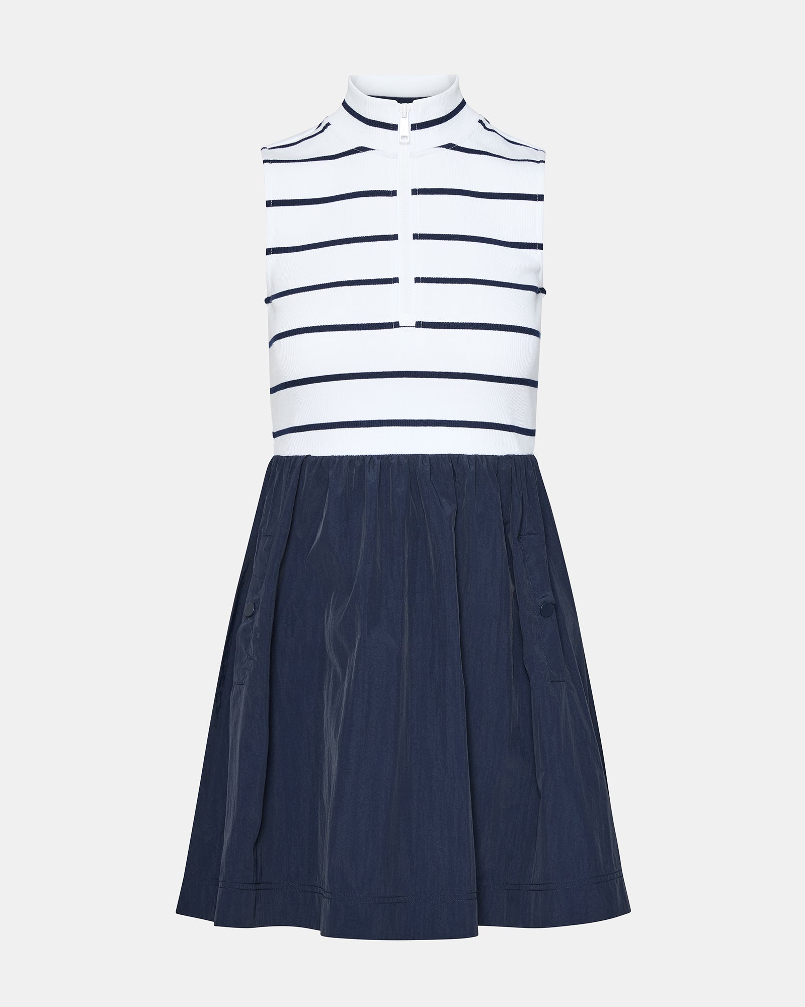 LYON DRESS STRIPED BLUE MULTI - Clothing - Steve Madden Canada
