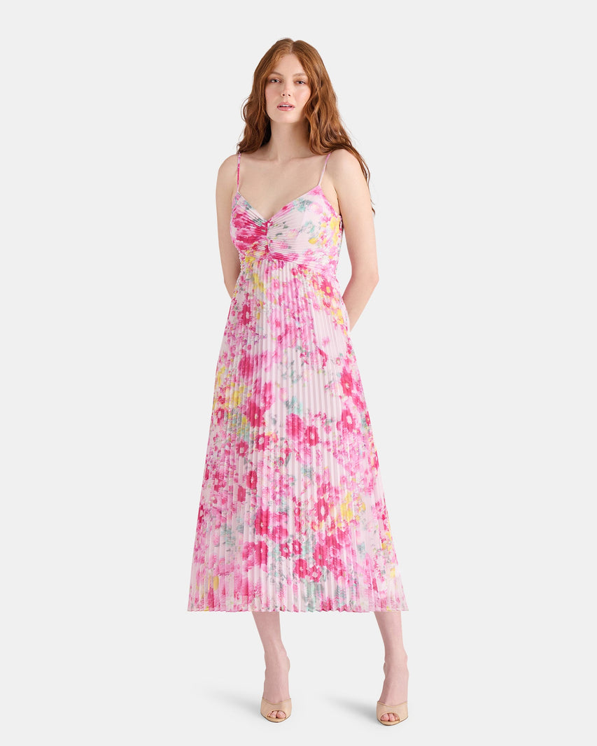 RAY DRESS PINK MULTI - Clothing - Steve Madden Canada