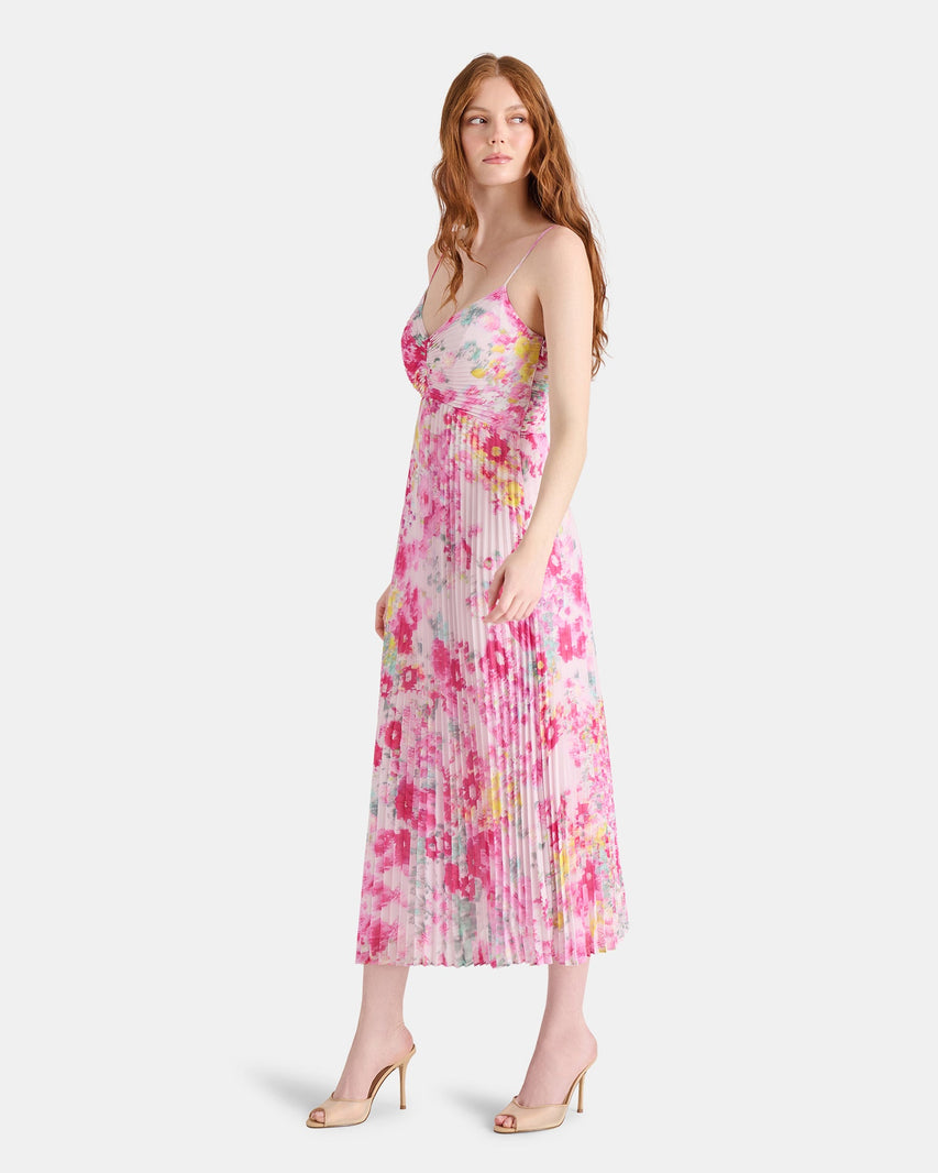 RAY DRESS PINK MULTI - Clothing - Steve Madden Canada